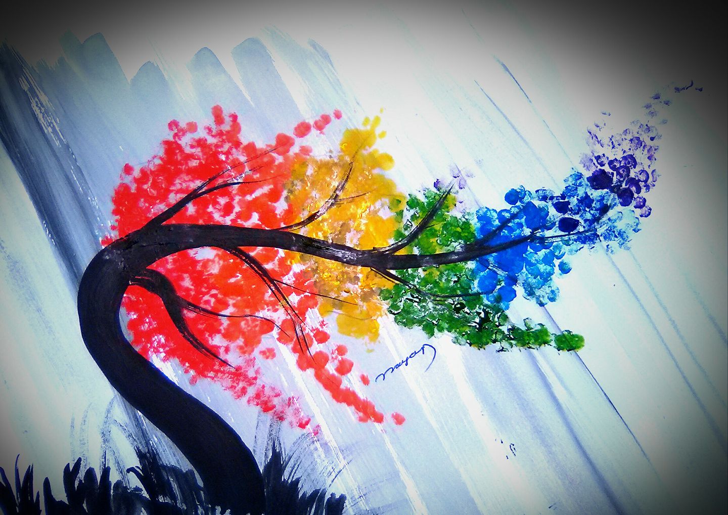 art: Rainbow Tree